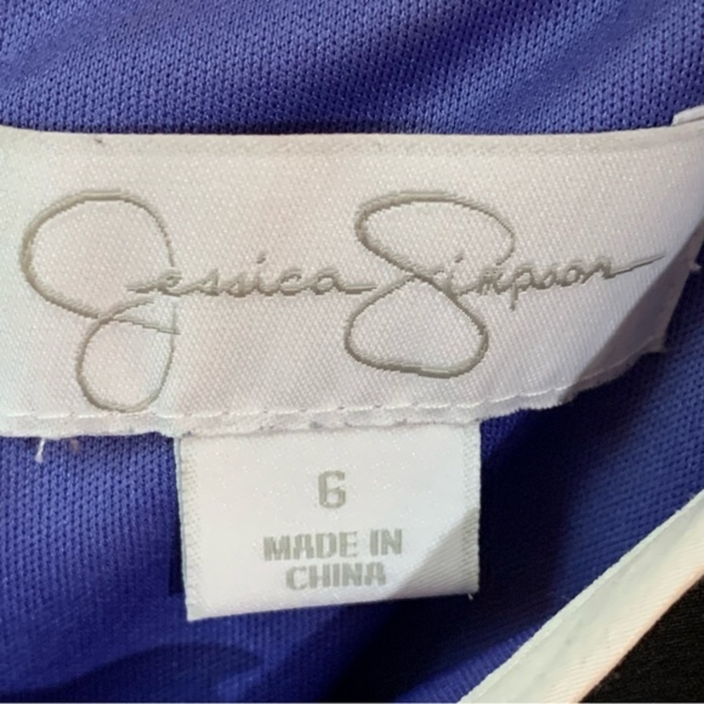 Jessica Simpson Color Block Shift Midi Dress - image 6